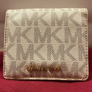 Michael Kors Beige Patterned Wallet